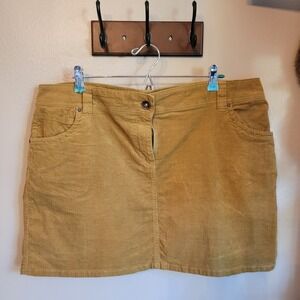 Pre-loved TOMMY HILFIGER Woman's Corduroy Skirt Size 18 excellent condition